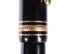 Montblanc (1906),  - Caneta Meisterstuck tinteiro na cor preta com dourado, pena 14 k., modelo 146.