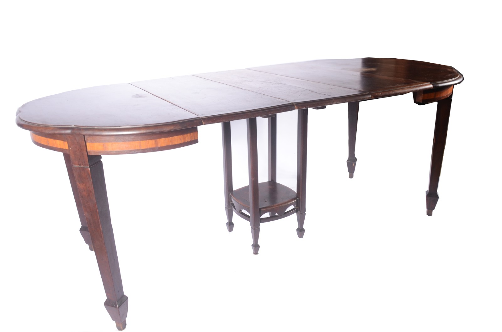 Mesa de jantar de madeira nobre com 5 tabuas extensoras (2 tabuas... - foto 2 de 11