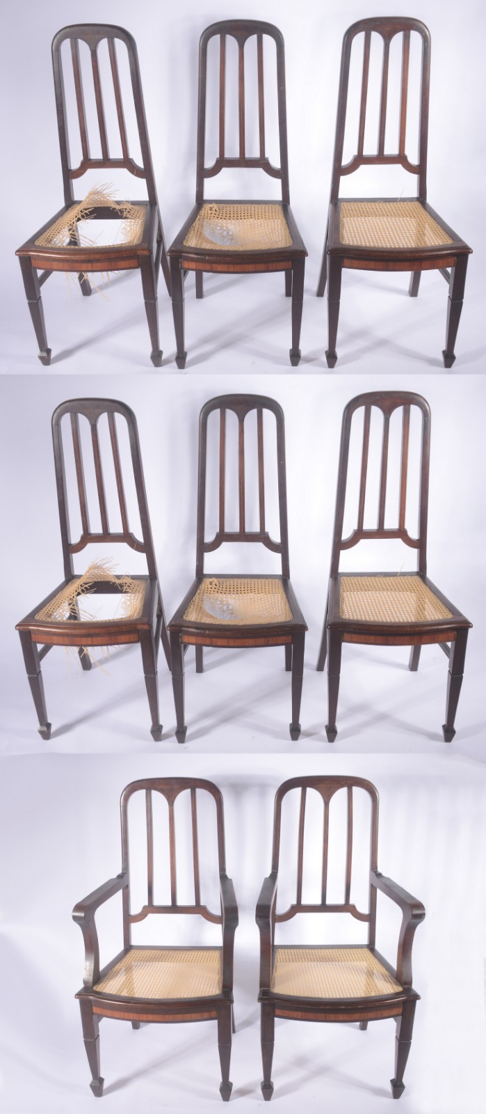 Mesa de jantar de madeira nobre com 5 tabuas extensoras (2 tabuas... - foto 10 de 11