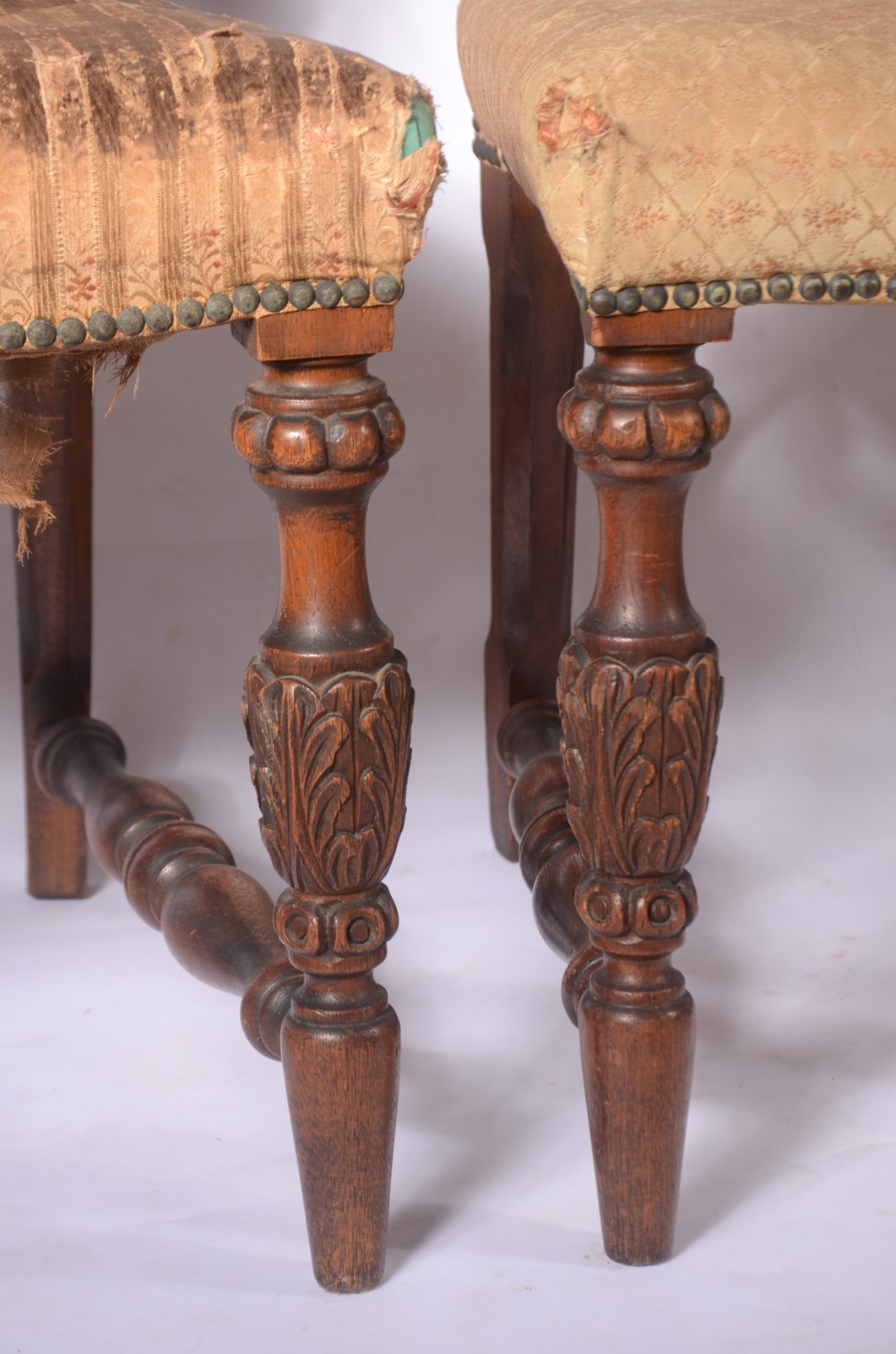 Conjunto com 8 cadeiras de madeira nobre para sala de jantar, pernas... - foto 5 de 10