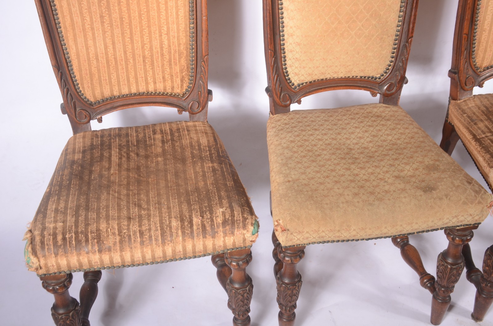 Conjunto com 8 cadeiras de madeira nobre para sala de jantar, pernas... - foto 6 de 10