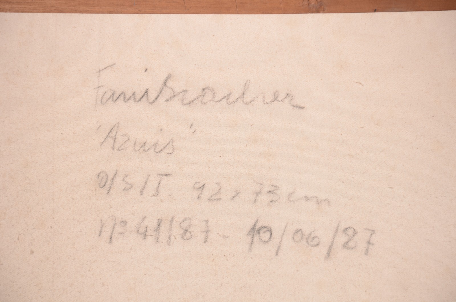 Fani Bracher (1944), Azuis - foto 5 de 5