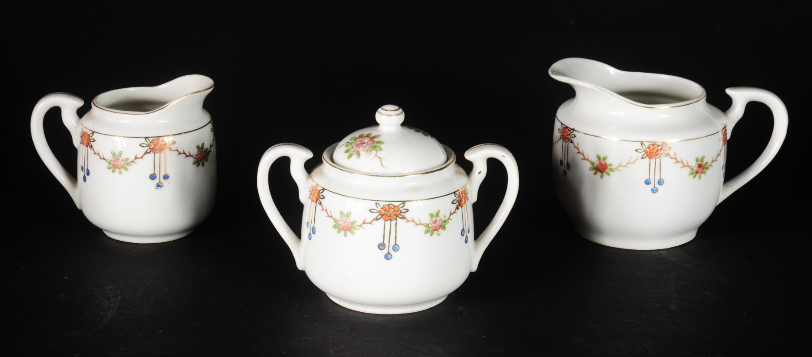 Serviço de chá e café de porcelana japonesa, composto de: 10 xícaras... - foto 6 de 6