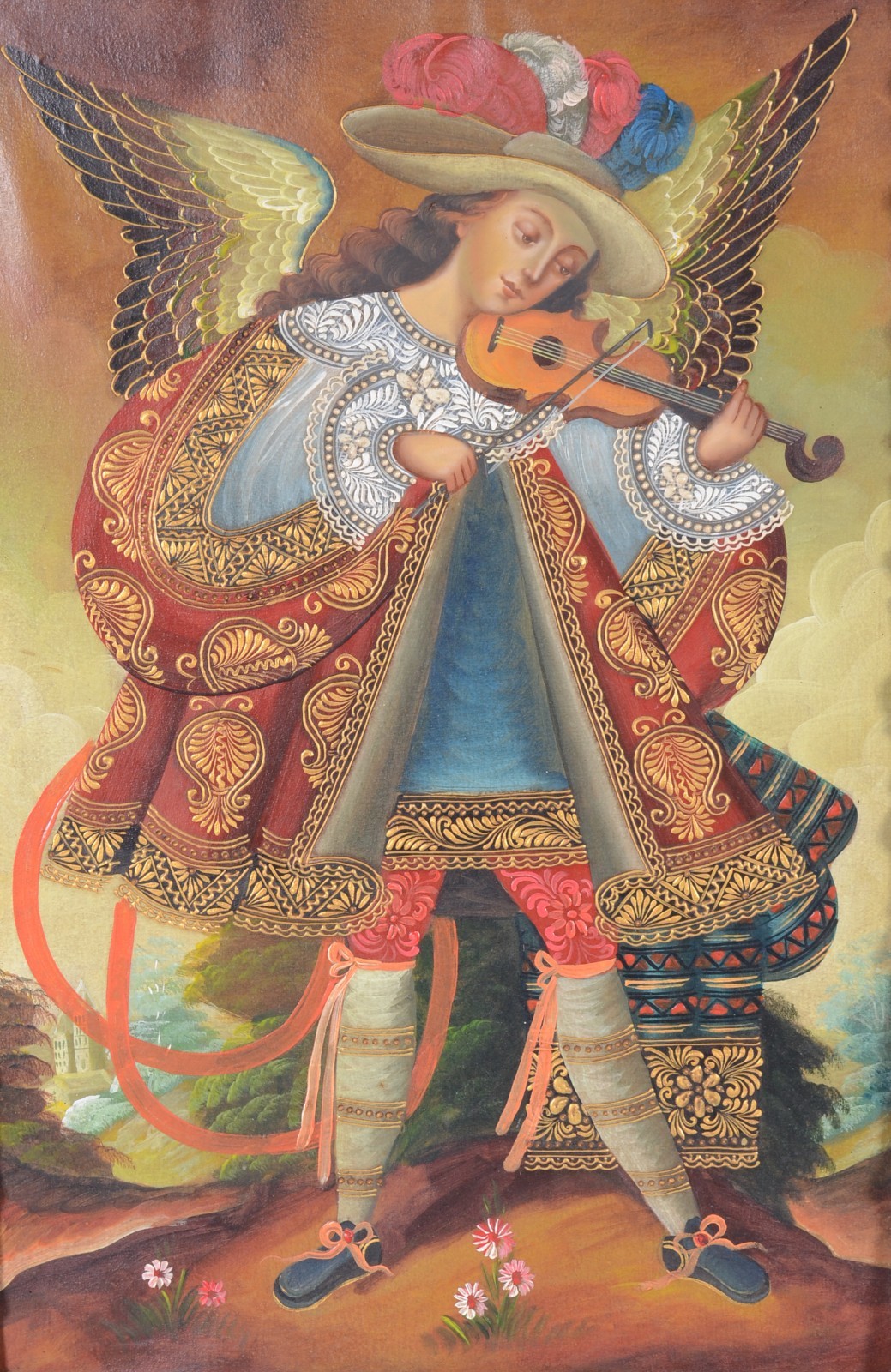 Escola Cusquenha (1538), Arcanjo - foto 1 de 4