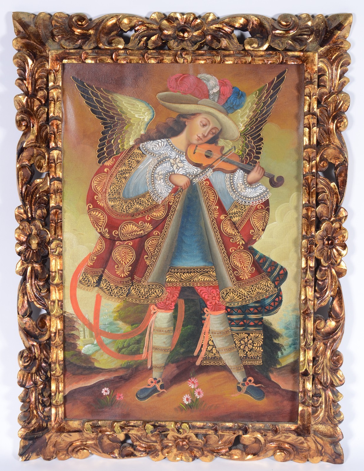 Escola Cusquenha (1538), Arcanjo - foto 2 de 4