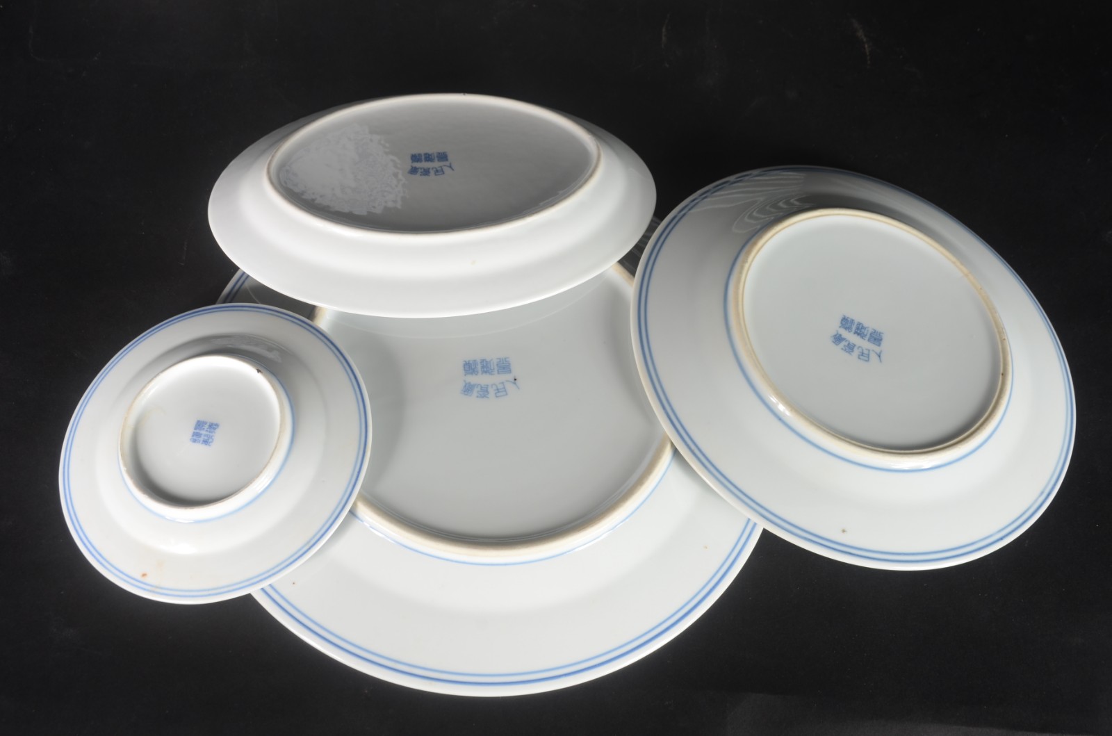Serviço de jantar de porcelana chinesa, decoração floral azul... - foto 4 de 7