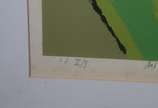 Carlos Bracher (1940),  - Serigrafia P.A IV/X. Com dedicatória.