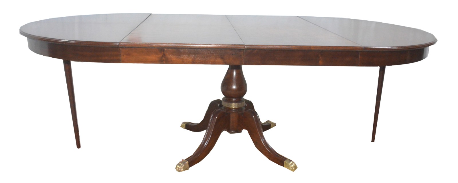 Mesa de jantar de madeira nobre, 2 tabuas extensoras (0,55 cm x 1,30... - foto 1 de 3