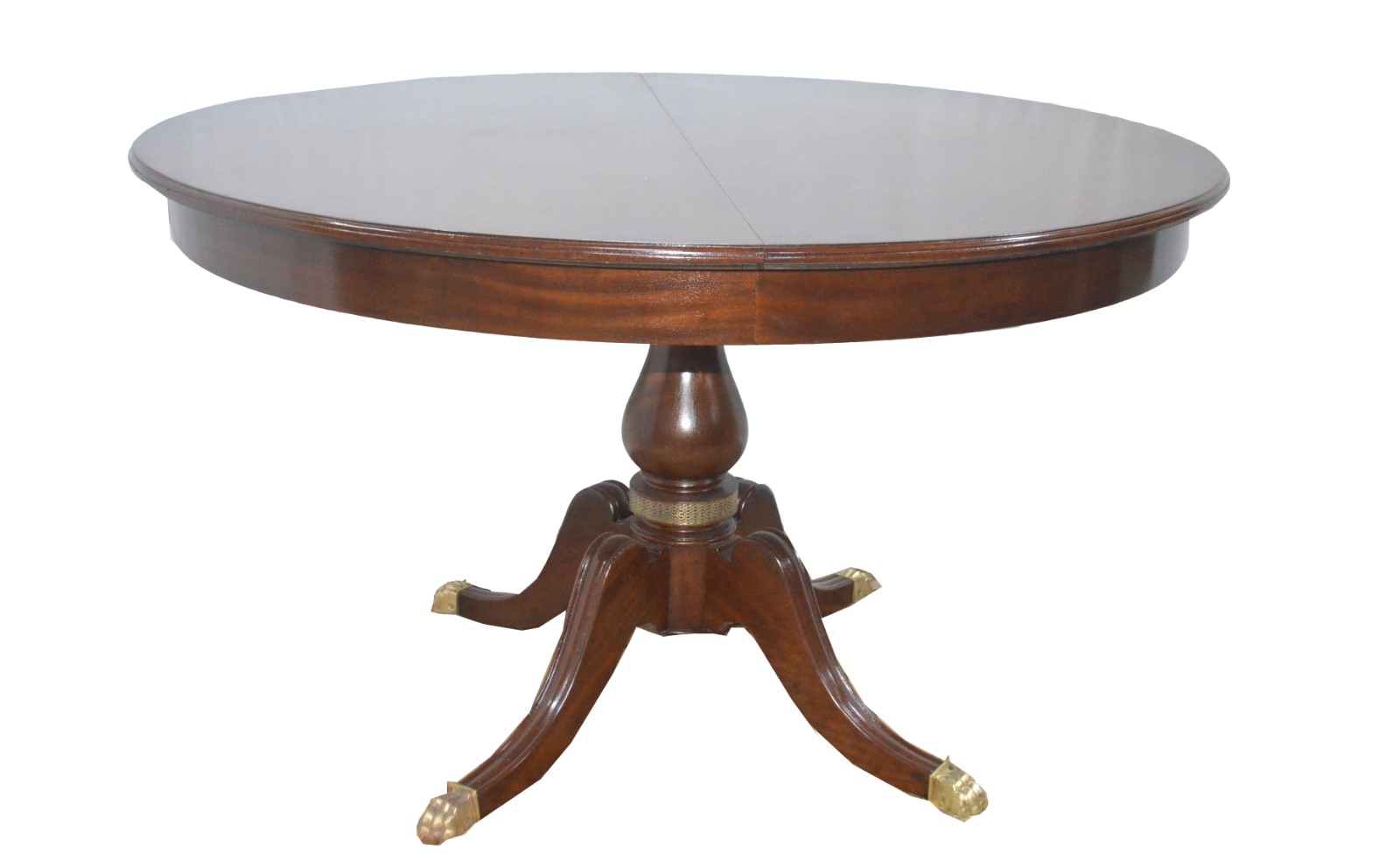 Mesa de jantar de madeira nobre, 2 tabuas extensoras (0,55 cm x 1,30... - foto 2 de 3