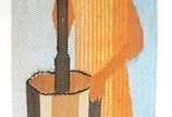 EILA Ampula (FinlÂndia 1916 / Penedo,RJ  2008),... - Tapeçaria, assinada. (desbotada)