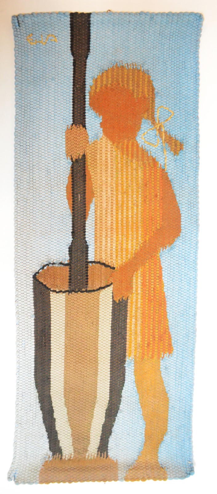 Eila Ampula (1916-2008), Menina com pilão - foto 1 de 3