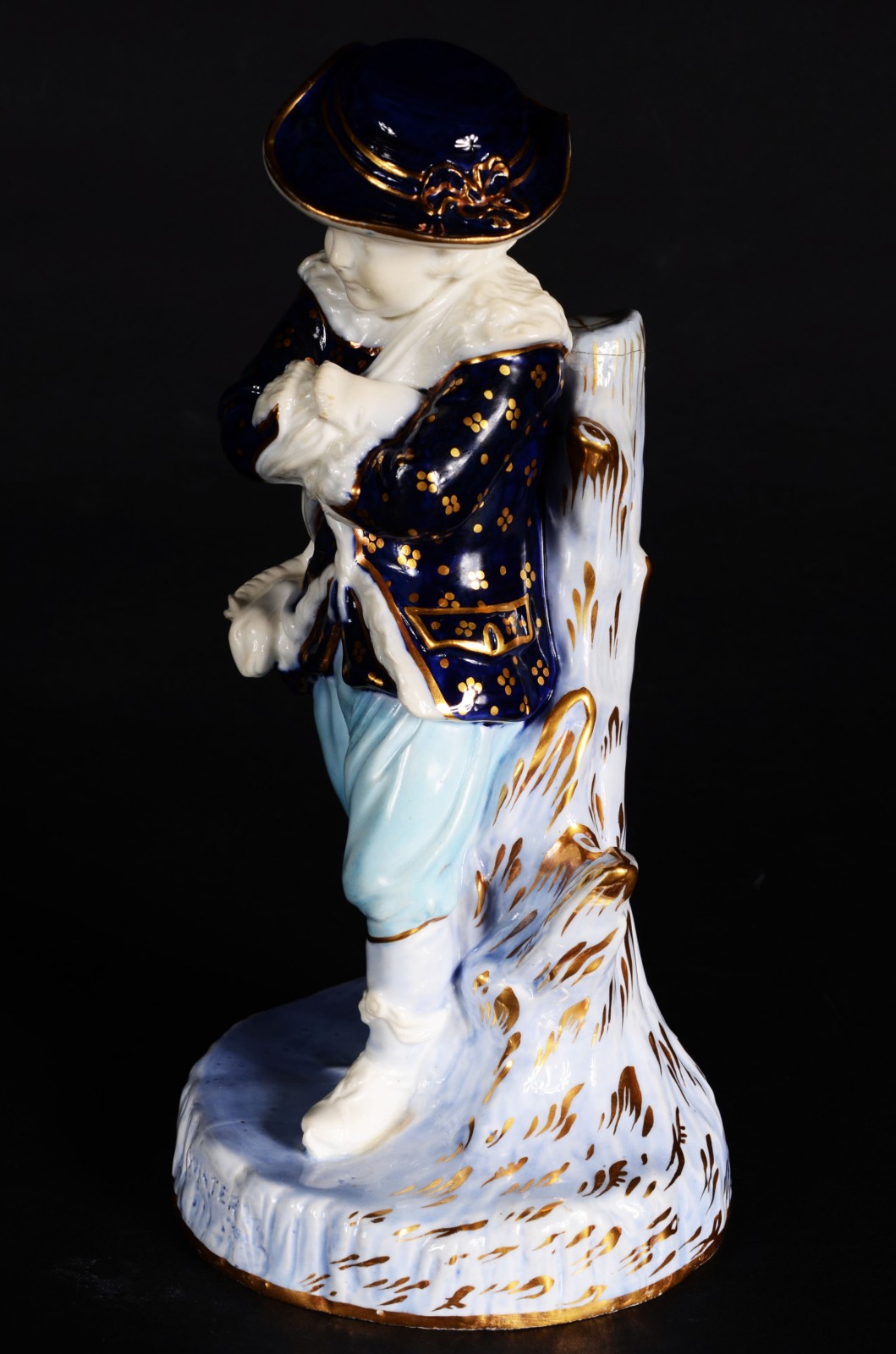 Escultura de porcelana inglesa policromada "Copeland" representando... - foto 2 de 7
