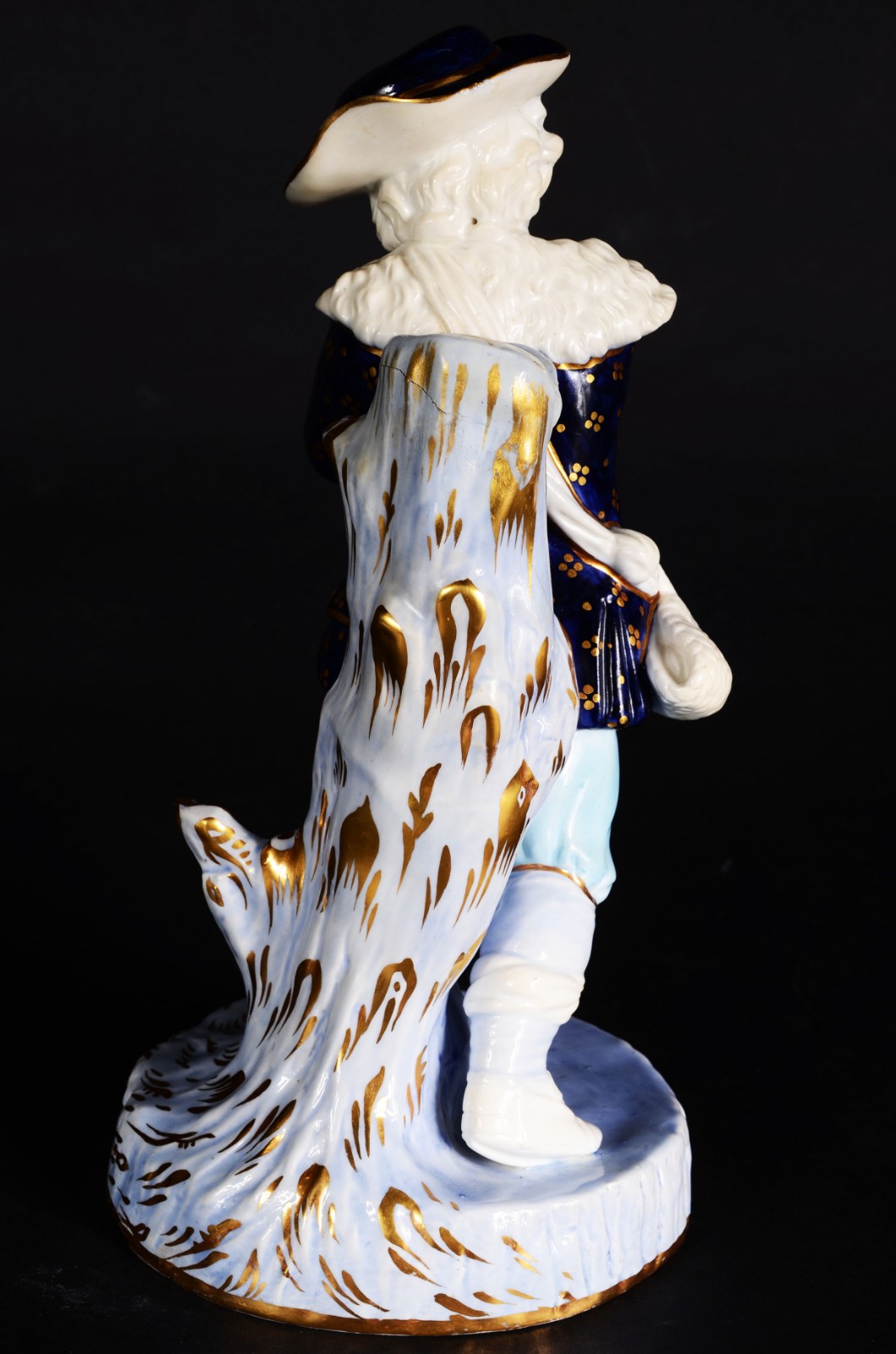 Escultura de porcelana inglesa policromada "Copeland" representando... - foto 3 de 7