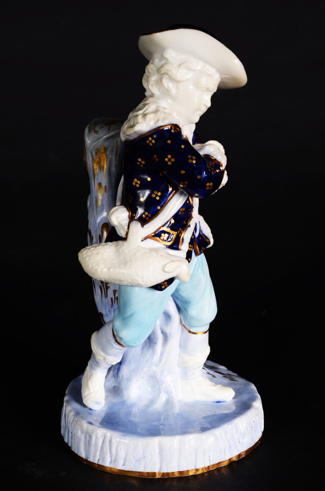Escultura de porcelana inglesa policromada "Copeland" representando... - foto 7 de 7