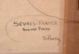 Sylvio Pinto (1918-1997), Sèvres, França. - Óleo sobre tela.