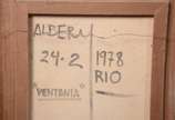 ALBERY ( 1944/2003), Ventania - Óleo sobre tela - datado 1978.