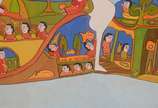 José de Freitas (1935-1989), Figuras e animais ... - Óleo sobre eucatex - datado 82.