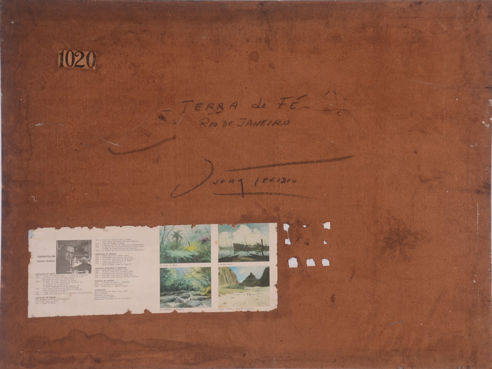 Oscar Tecídio (1926-1995), Terra de Fé - RJ - foto 3 de 5