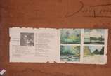Oscar Tecídio (1926-1995), Terra de Fé - RJ - Óleo sobre eucatex - datado 1992.