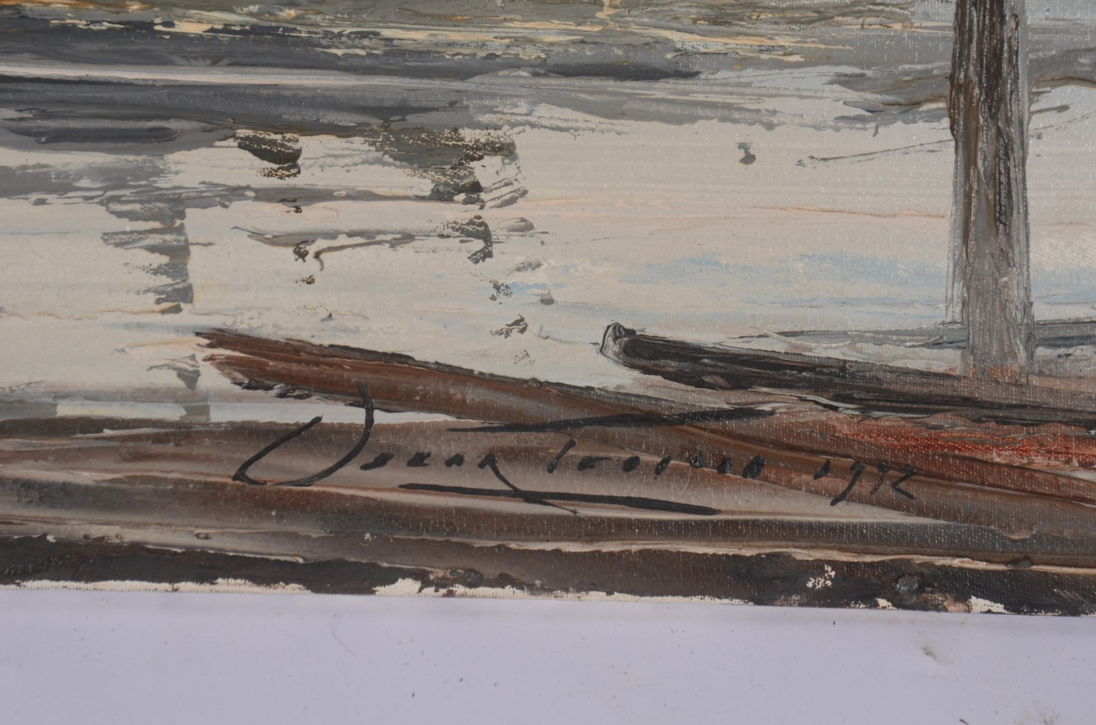 Oscar Tecídio (1926-1995), Barcos em Reparos - foto 2 de 4