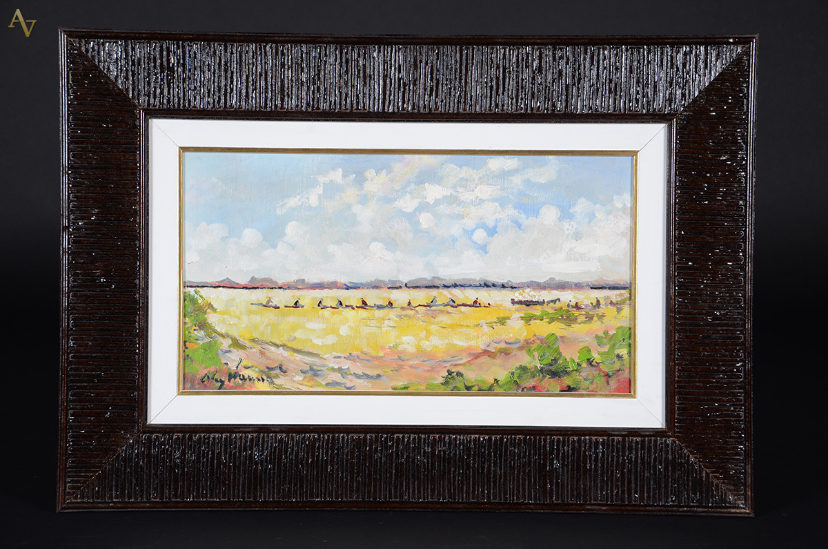 ALCY VIANNA (1937) - Paisagem - ose - 37,5 X 20,5 - foto 1 de 3