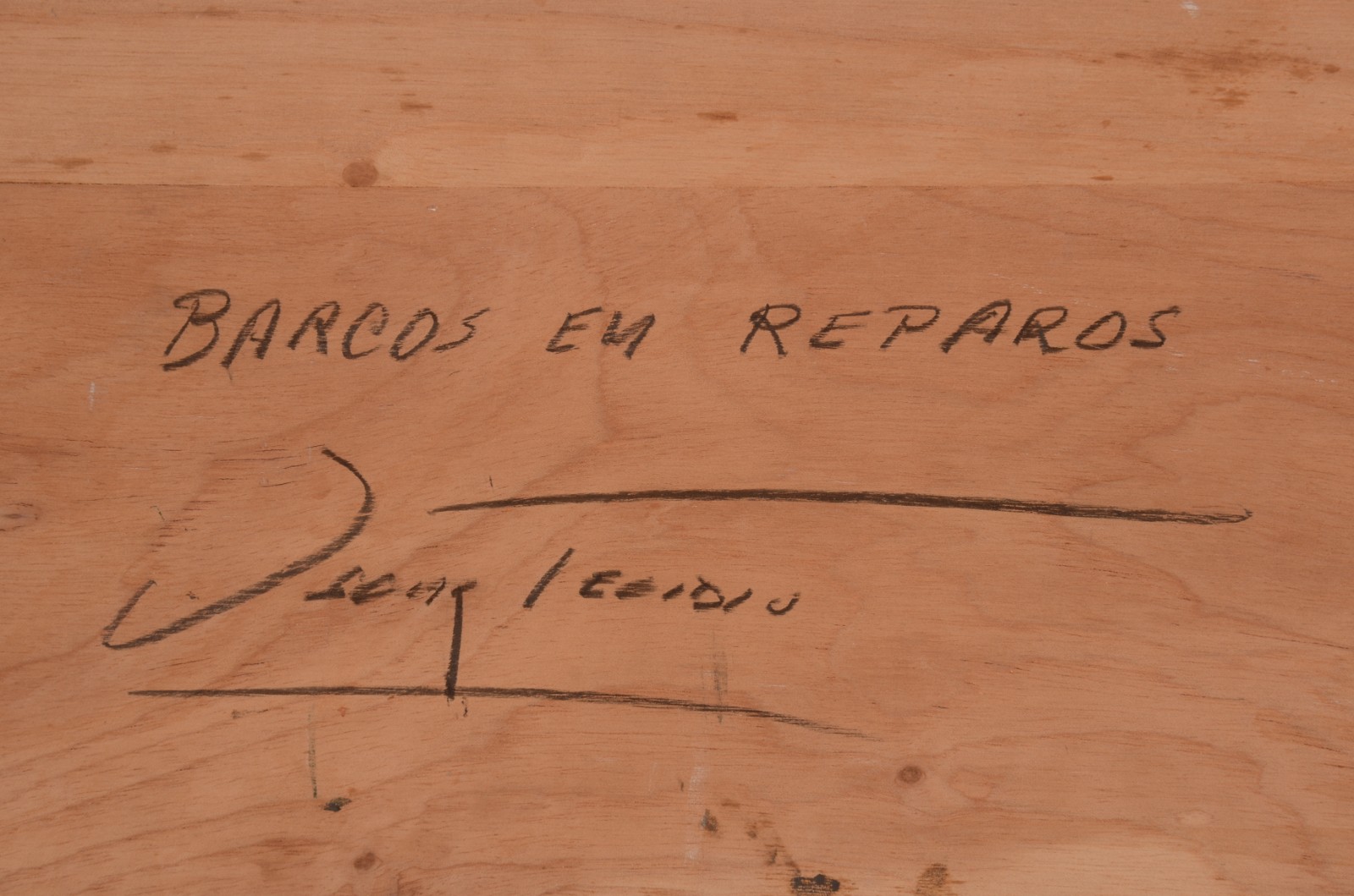 Oscar Tecídio (1926-1995), Barcos em Reparos - foto 4 de 4