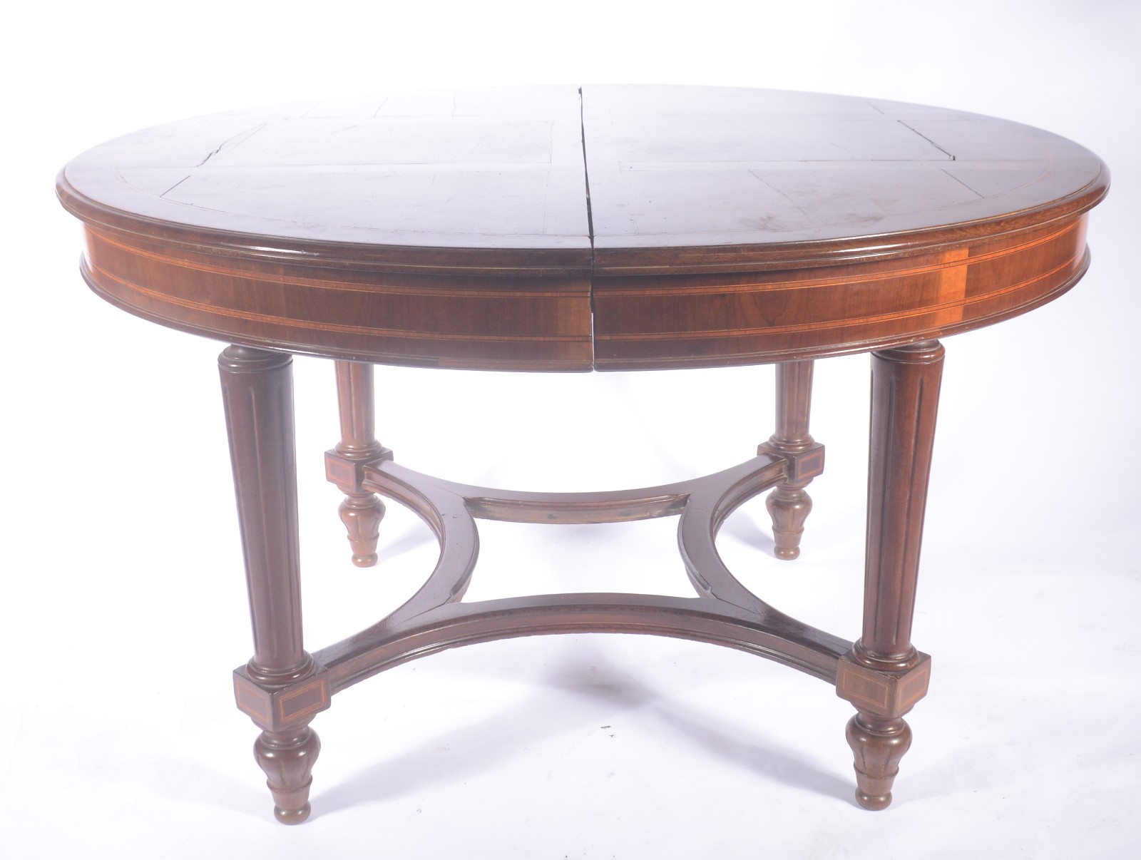 Mesa de jantar de madeira nobre com 3 tábuas extensoras (cada uma... - foto 6 de 10
