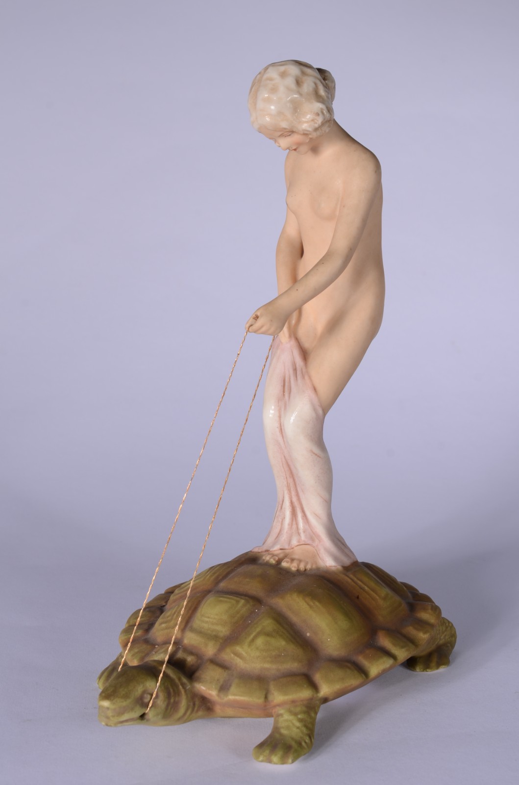 Escultura de porcelana policromada Royal Dux, Art Nouveau... - foto 1 de 7