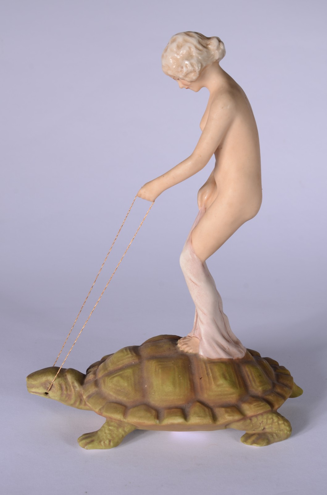 Escultura de porcelana policromada Royal Dux, Art Nouveau... - foto 4 de 7