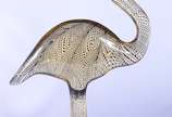 Abraham Palatnik (1928-2020),  - Escultura de resina de poliéster representando flamingo.