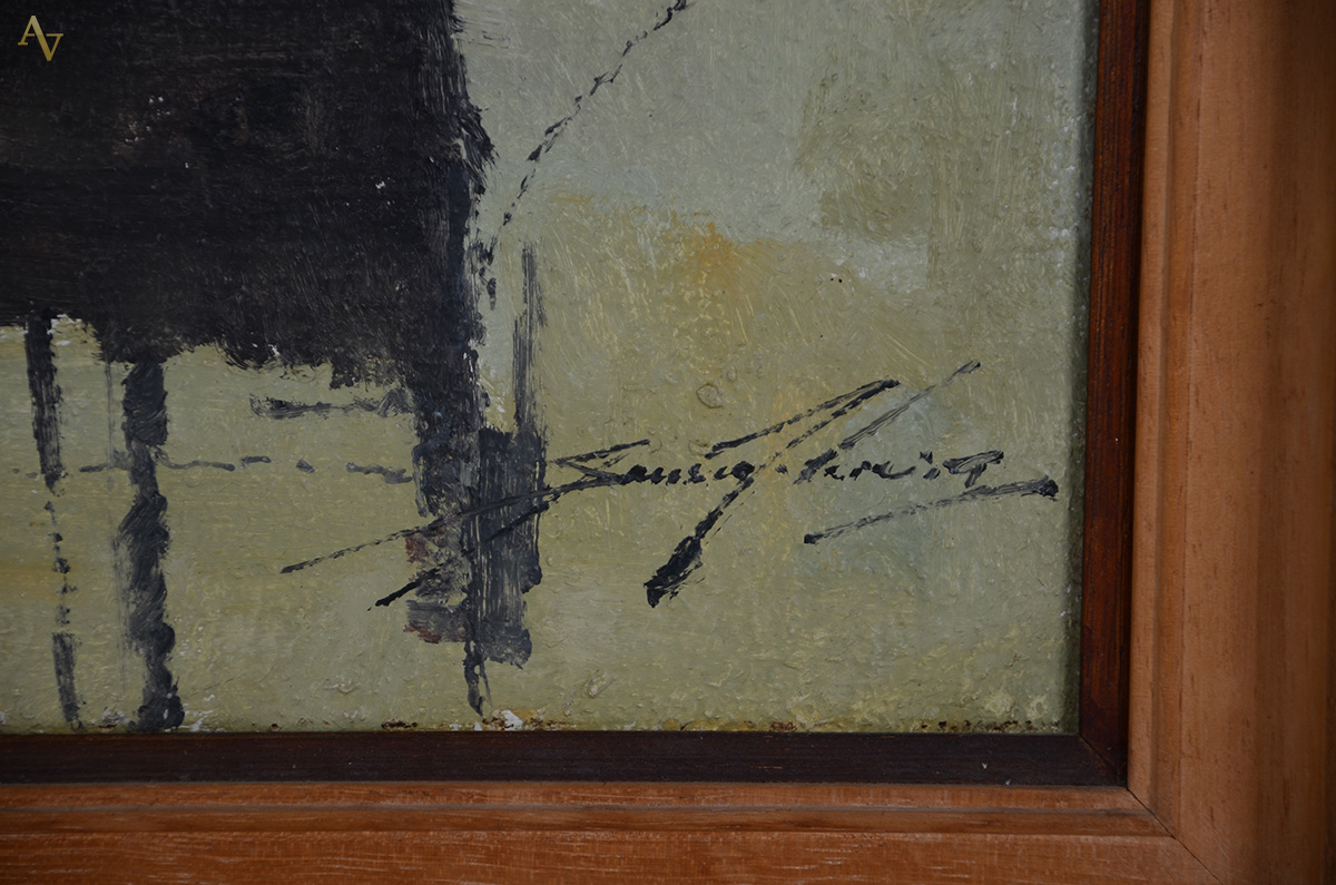 SANSÃO PEREIRA (1926 - 2014) - Marinha - ost - 50 x 50 - foto 3 de 3