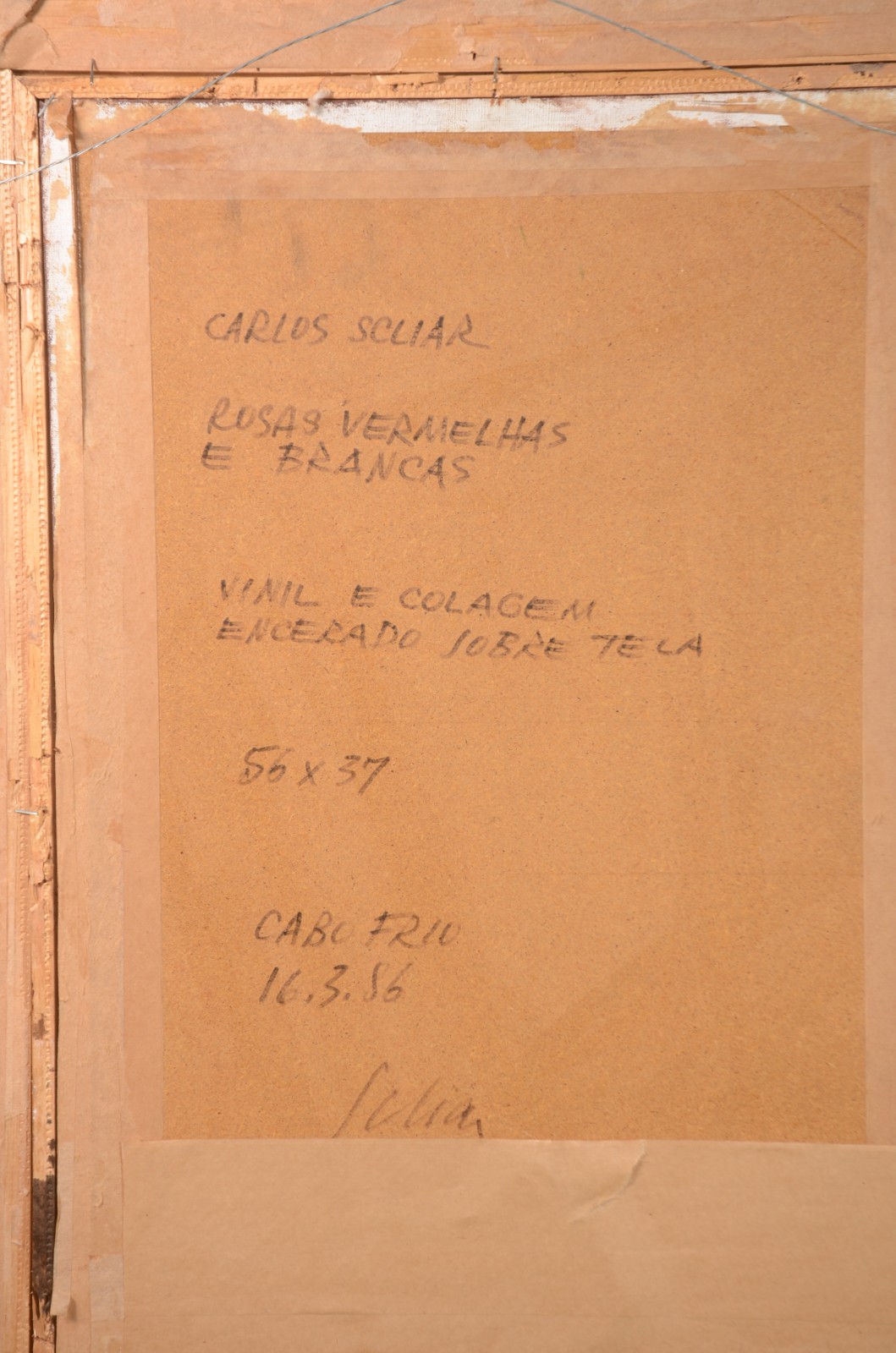Carlos Scliar (1920-2001), Rosas Vermelhas e Brancas - foto 5 de 5