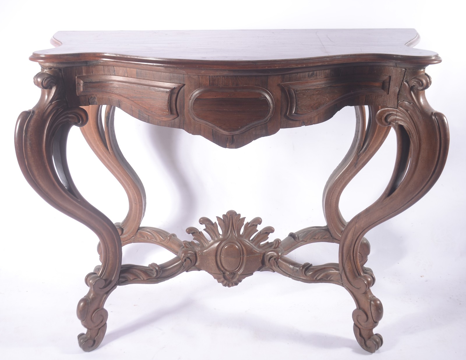 Console em madeira nobre estilo Beranger, Pernambuco - séc. XIX... - foto 2 de 11