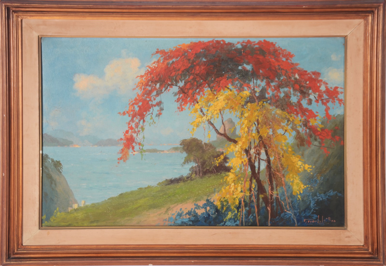 Francisco Coculilo (1893-1971), Paisagem do Rio de Janeiro - foto 2 de 4