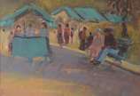 ROSA MARIA CORREA CAMARGO, Campo de São Bento - Óleo sobre tela - datado 1992.