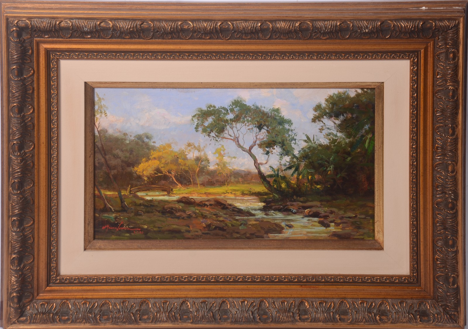 Mauro Ferreira (1958-2021), Paisagem com Riacho - foto 2 de 4