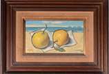 Quirino Campofiorito (1902-1993), Frutas com ma... - Óleo sobre eucatex - datado 1982.