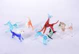 Lote com 13 miniaturas de murano. - Lote com 13 miniaturas de murano.