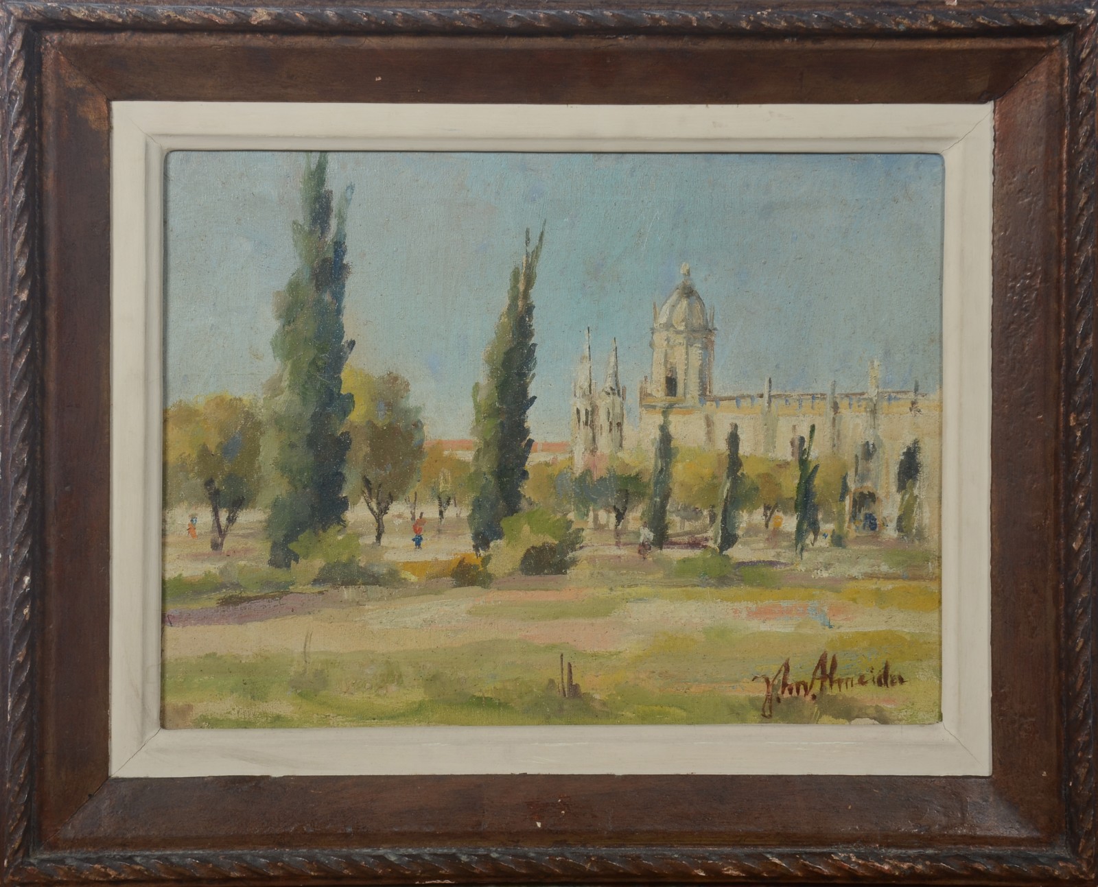 José Maria de Almeida (1906-1955), Paisagem com igreja - foto 2 de 5