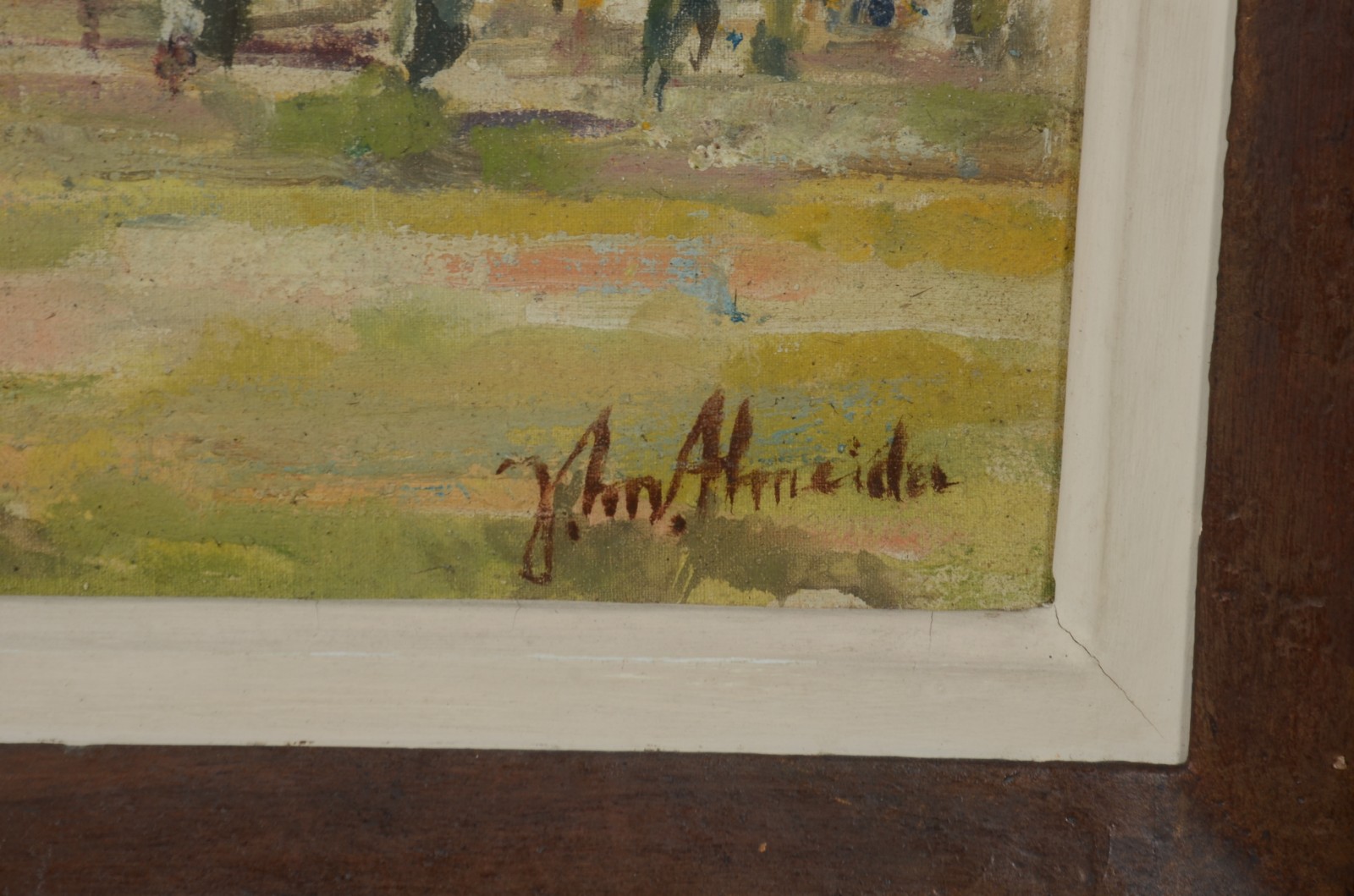 José Maria de Almeida (1906-1955), Paisagem com igreja - foto 3 de 5