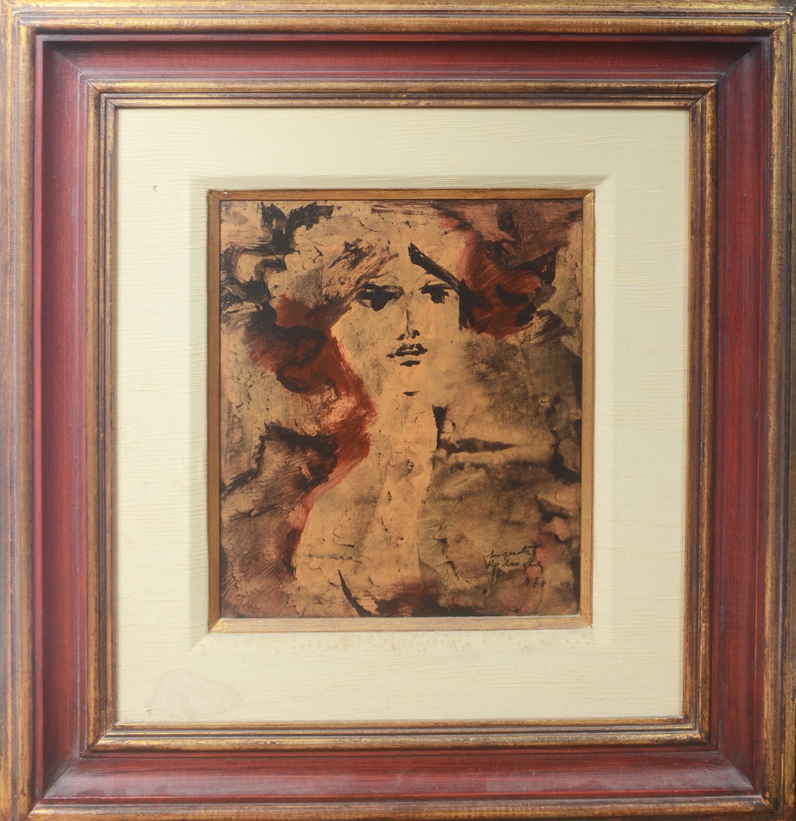 Augusto Rodrigues (1913-1993), Rosto de mulher - foto 2 de 6