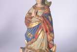 Nossa Senhora da Conceição - Antiga imagem de m... - Nossa Senhora da Conceição - Antiga imagem de madeira policromada e dourada, coroa de prata.