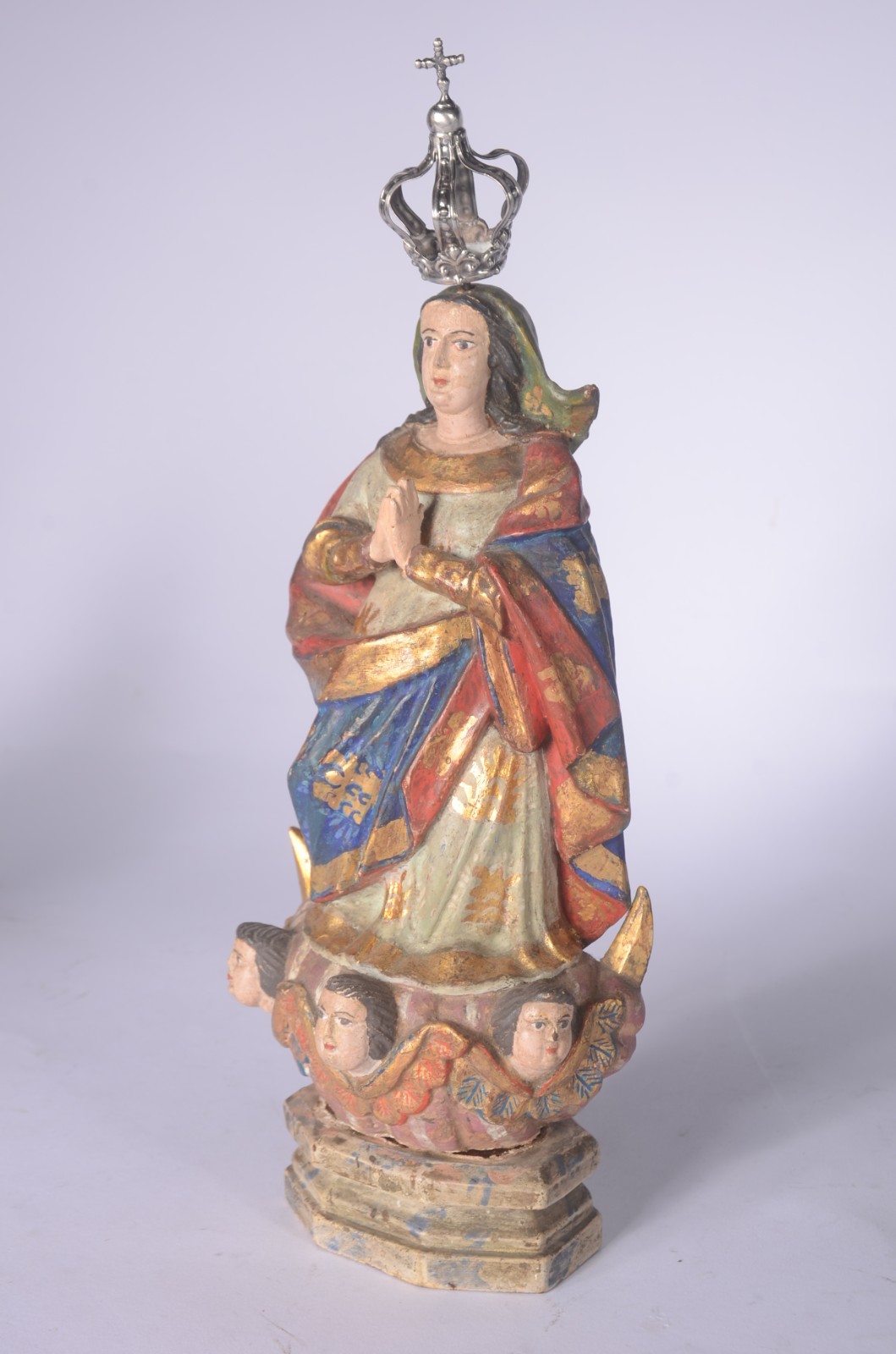 Nossa Senhora da Conceição - Antiga imagem de madeira policromada e... - foto 2 de 8