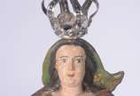 Nossa Senhora da Conceição - Antiga imagem de m... - Nossa Senhora da Conceição - Antiga imagem de madeira policromada e dourada, coroa de prata.