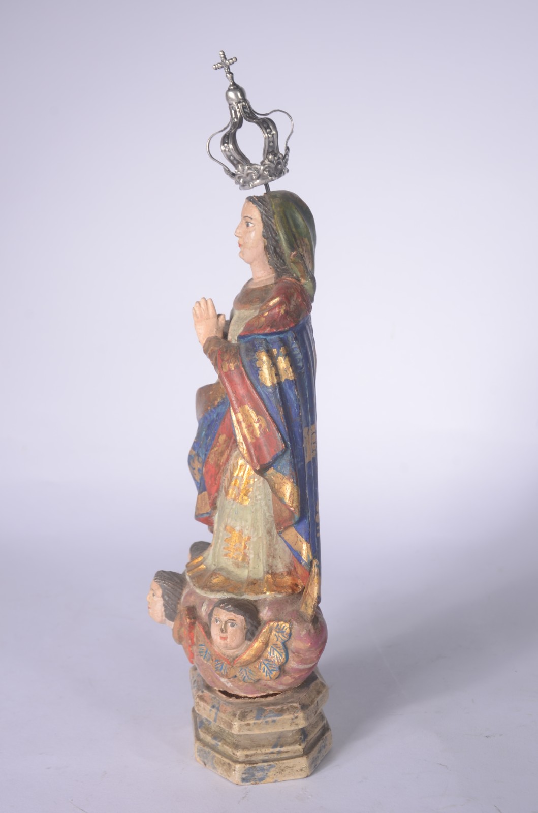 Nossa Senhora da Conceição - Antiga imagem de madeira policromada e... - foto 5 de 8