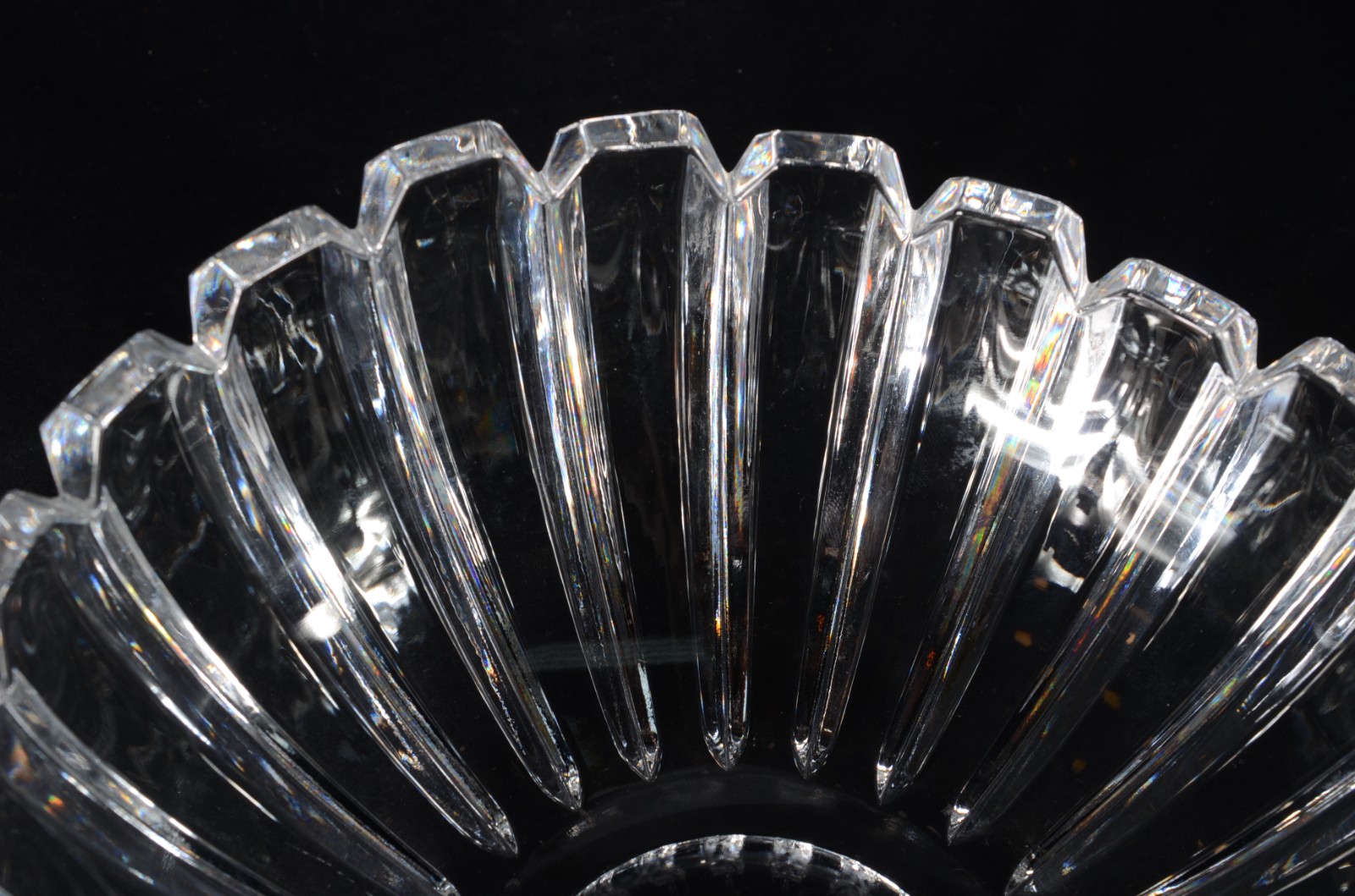 Duas fruteiras de cristal europeu lapidado. - foto 6 de 9