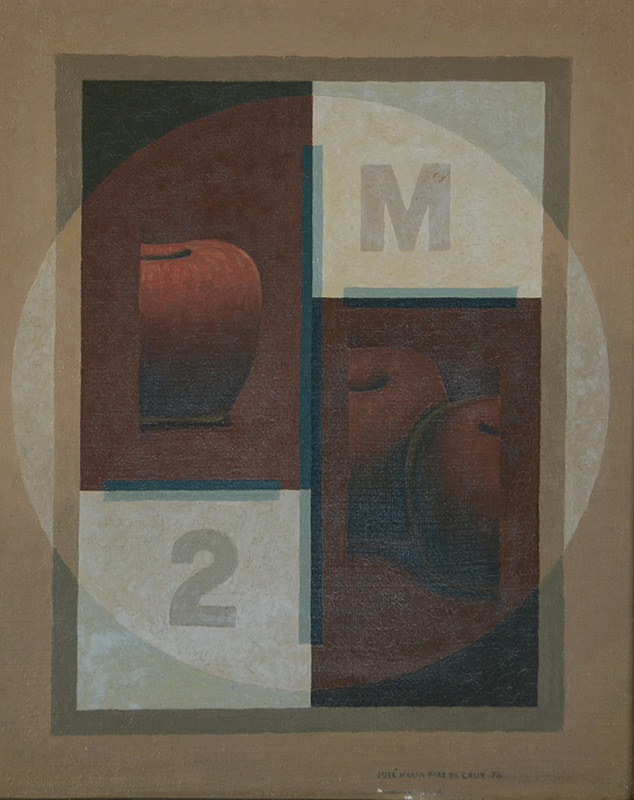 JOSÉ MARIA DIAS DA CRUZ (1935) - Composição - ost - 33 x 27 - datado... - foto 2 de 4