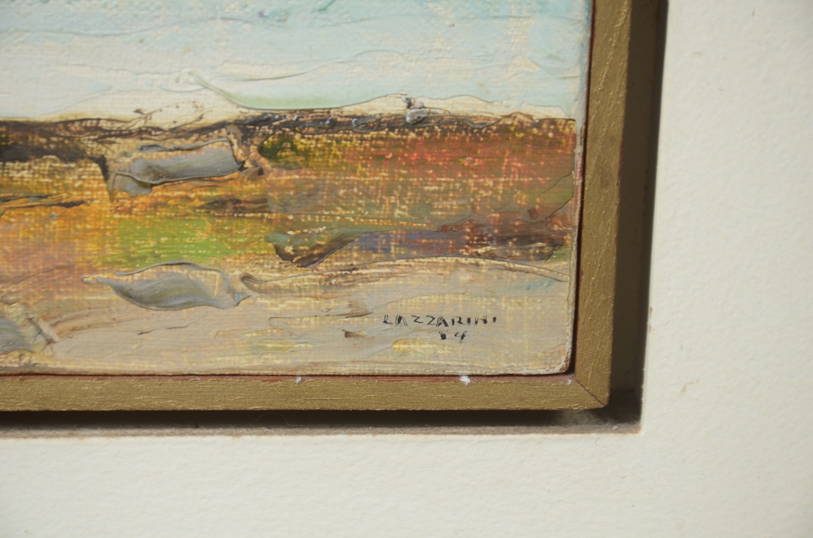 Domenico Lazzarini (1920-1987), Marinha com pescadores - foto 3 de 4