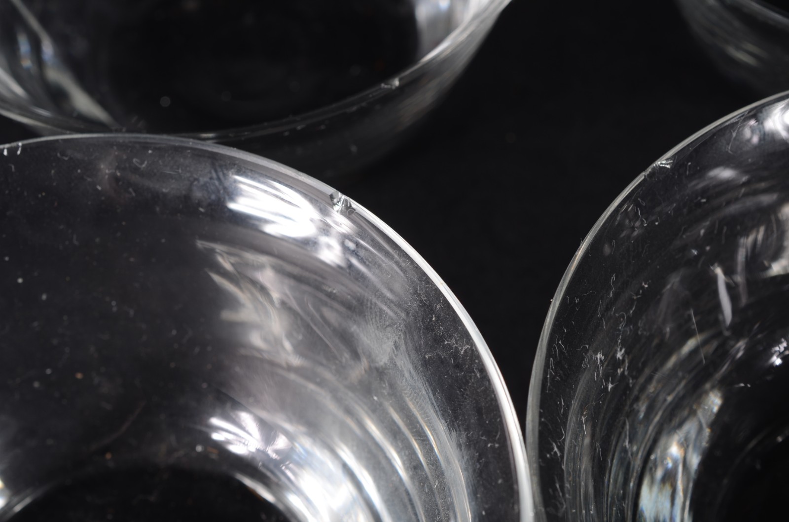 Conjunto com 8 taças de cristal para coquetel de camarão. - foto 4 de 5