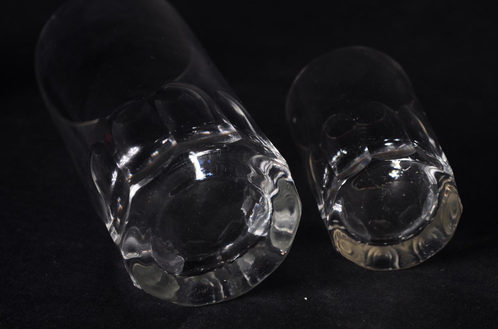 Conjunto com 6 copos longos e 9 copos para batida de cristal com... - foto 6 de 6